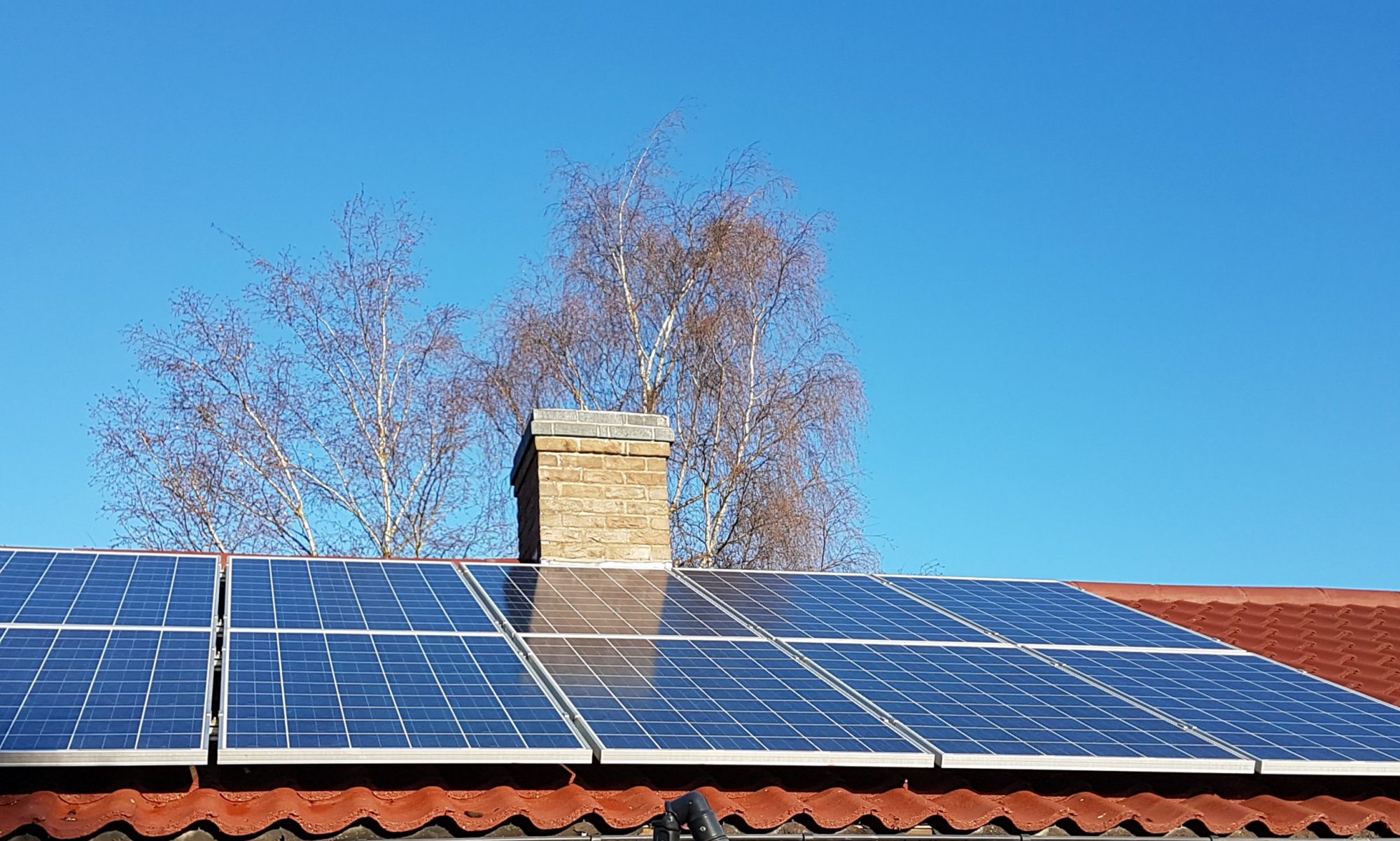 Solar panels professionally treated with PV Coating